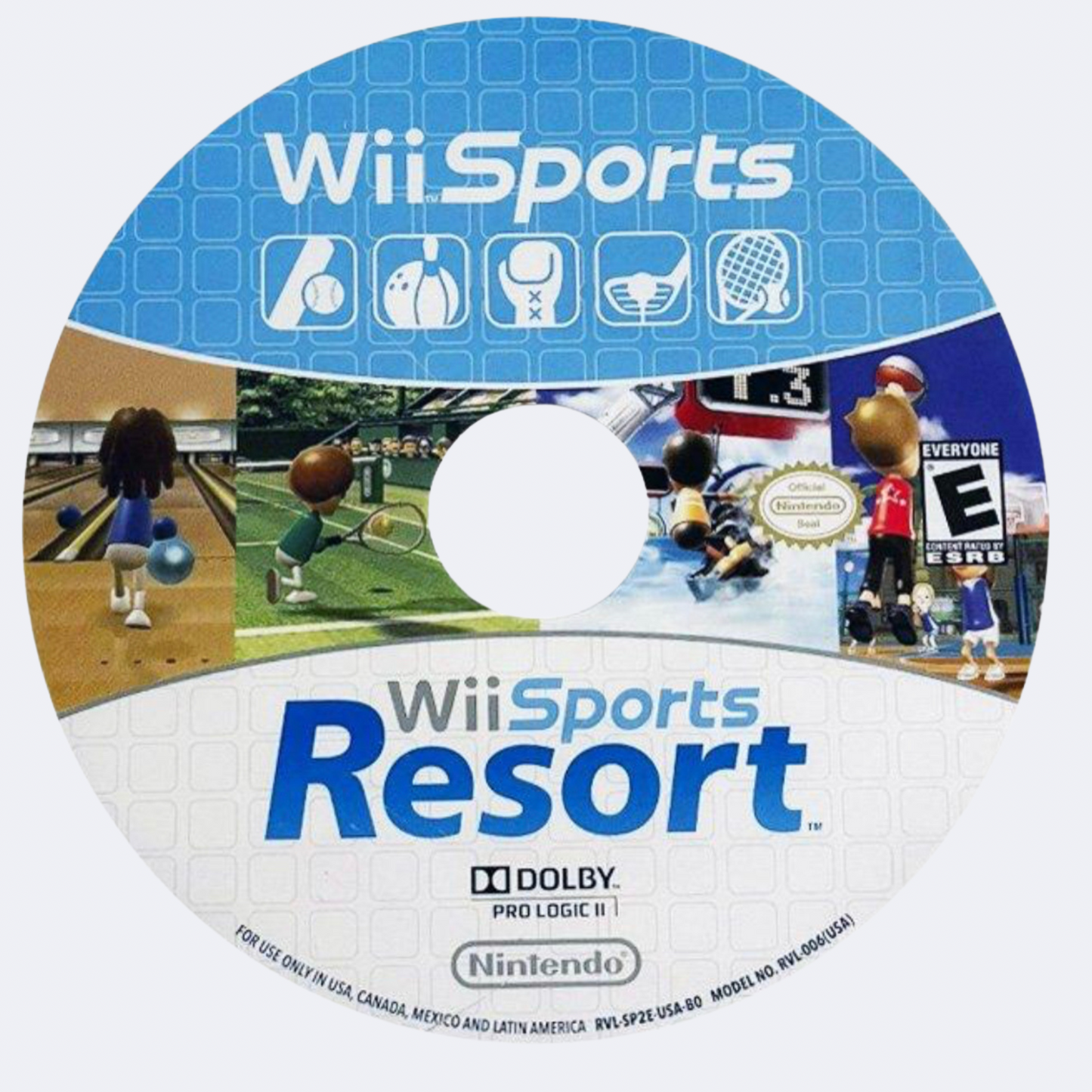 Wii Sports And Wii Sports Resort Combo Disc - Wii Game